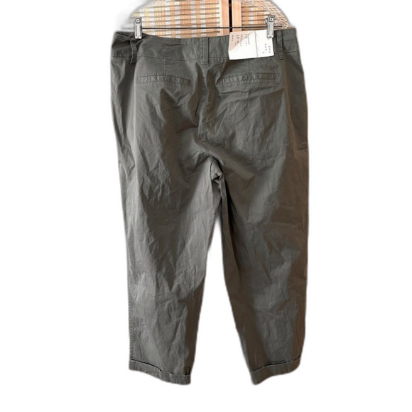 A New Day Olive High waisted Stretchy Capris NWT 16 - Picture 2 of 6